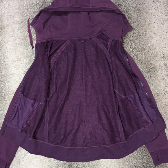 Lululemon Fleece Please Hoodie Purple Women's 4 - Picture 7 of 12